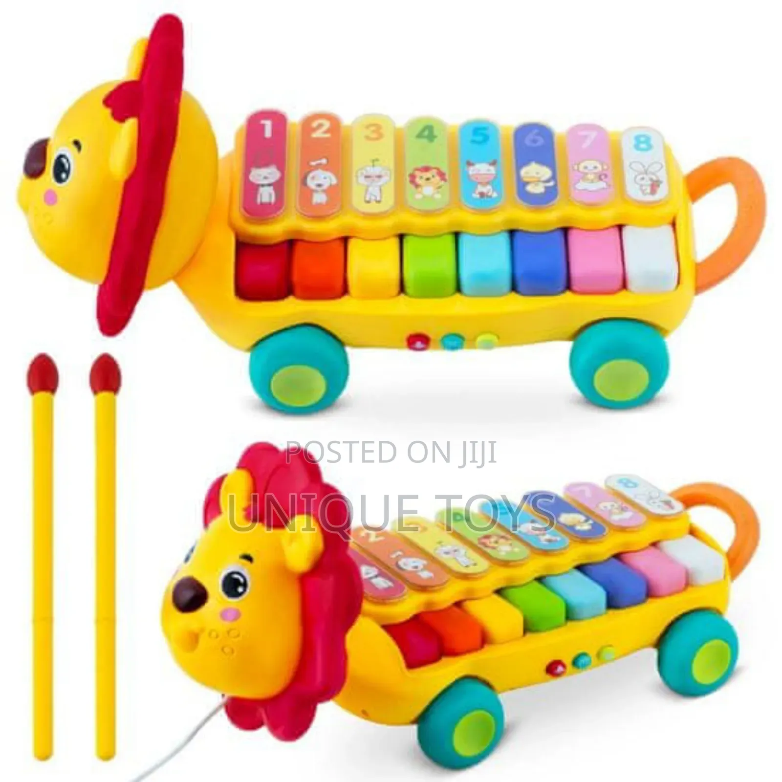 4-in-1 Xylophone Lion Toy Set