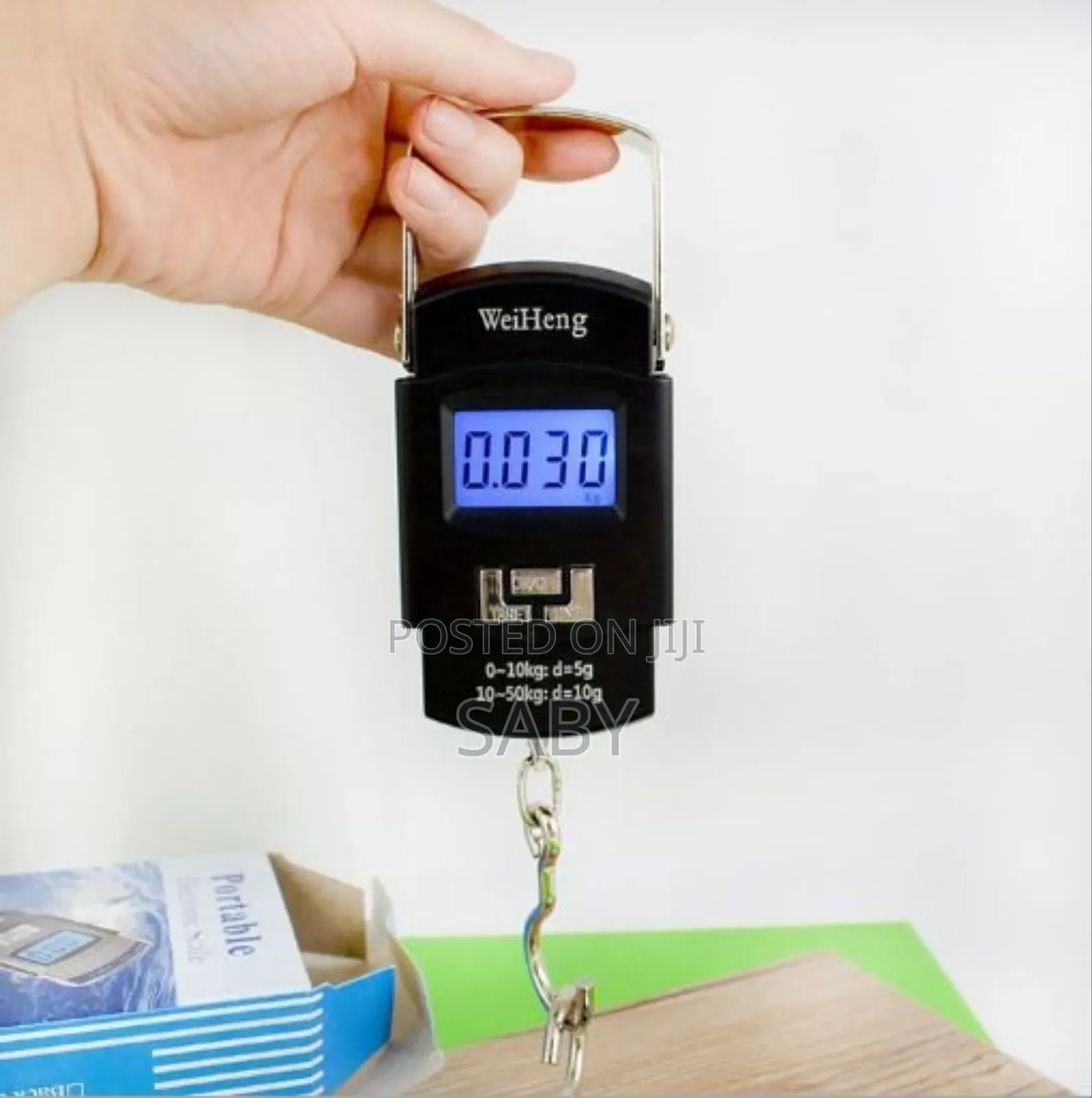 በኤሌክትሮኒክስ የሚሰራ Portable Scale