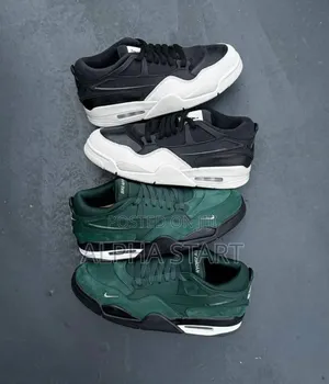 Photo -  Air Jordan 4 RM Low Top ‘Black White’ Shoes