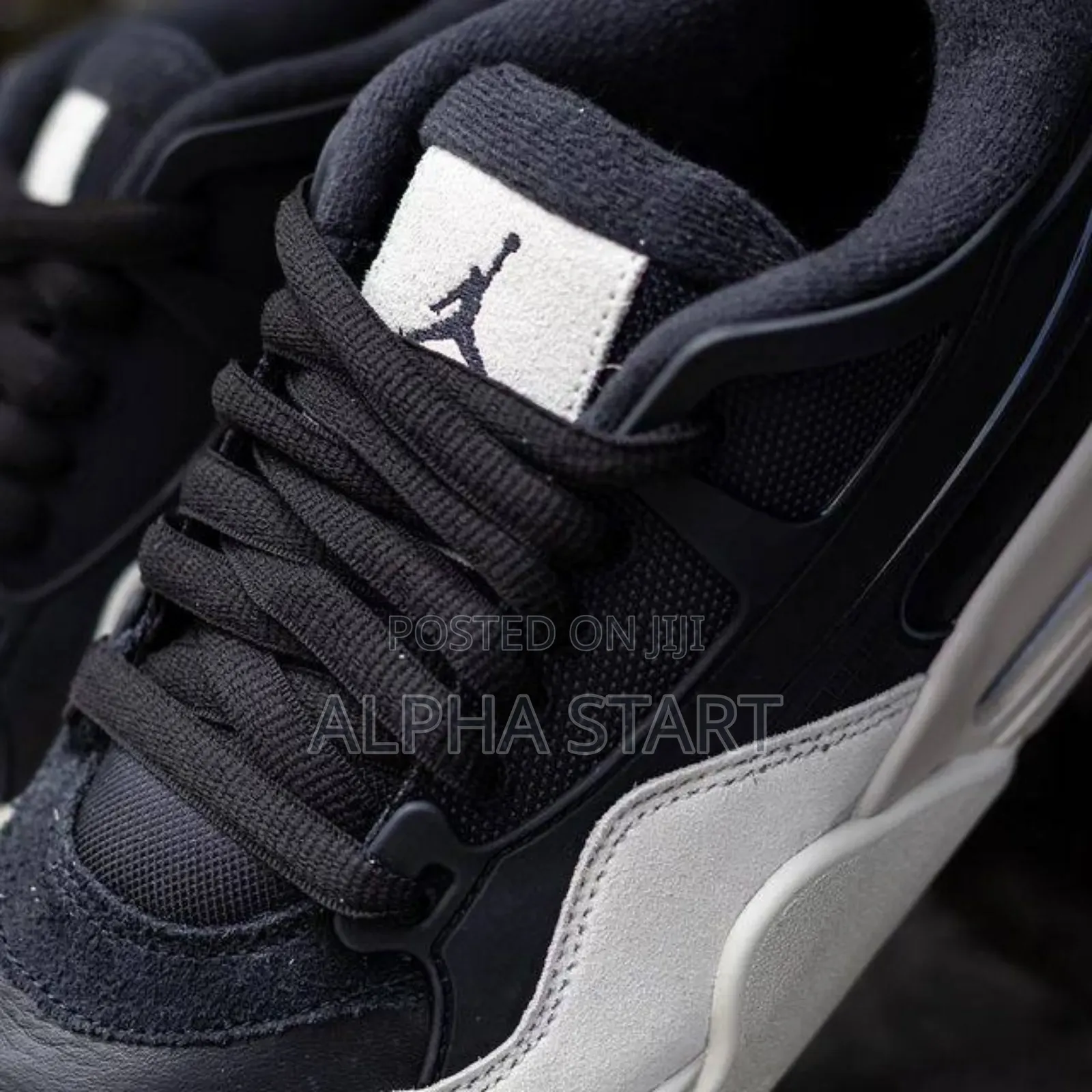  Air Jordan 4 RM Low Top ‘Black White’ Shoes