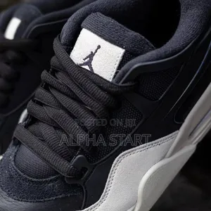  Air Jordan 4 RM Low Top ‘Black White’ Shoes
