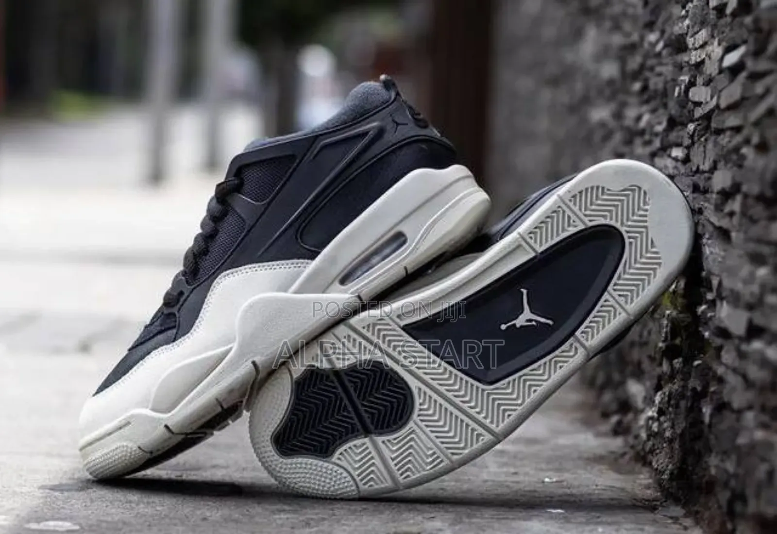  Air Jordan 4 RM Low Top ‘Black White’ Shoes