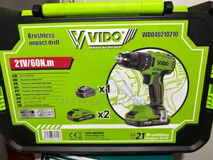 Photo - Vido Brushless Chargeable Drill 21v 60nm