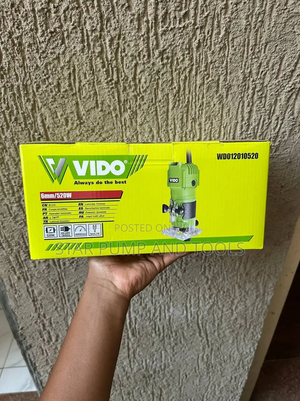 Vido Trimmer Router 520w