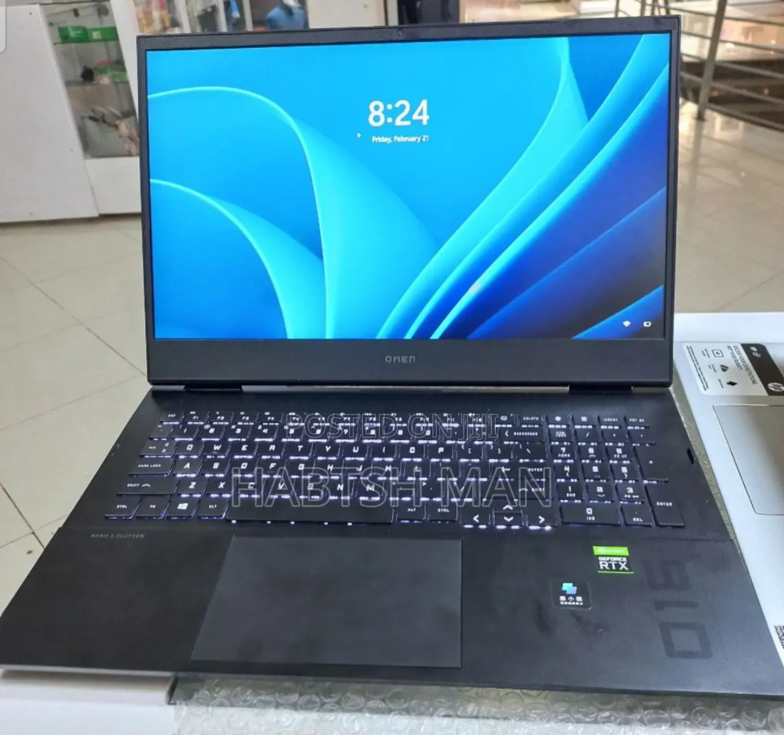 New Laptop HP Omen 15t 16GB Intel Core I5 SSD 512GB