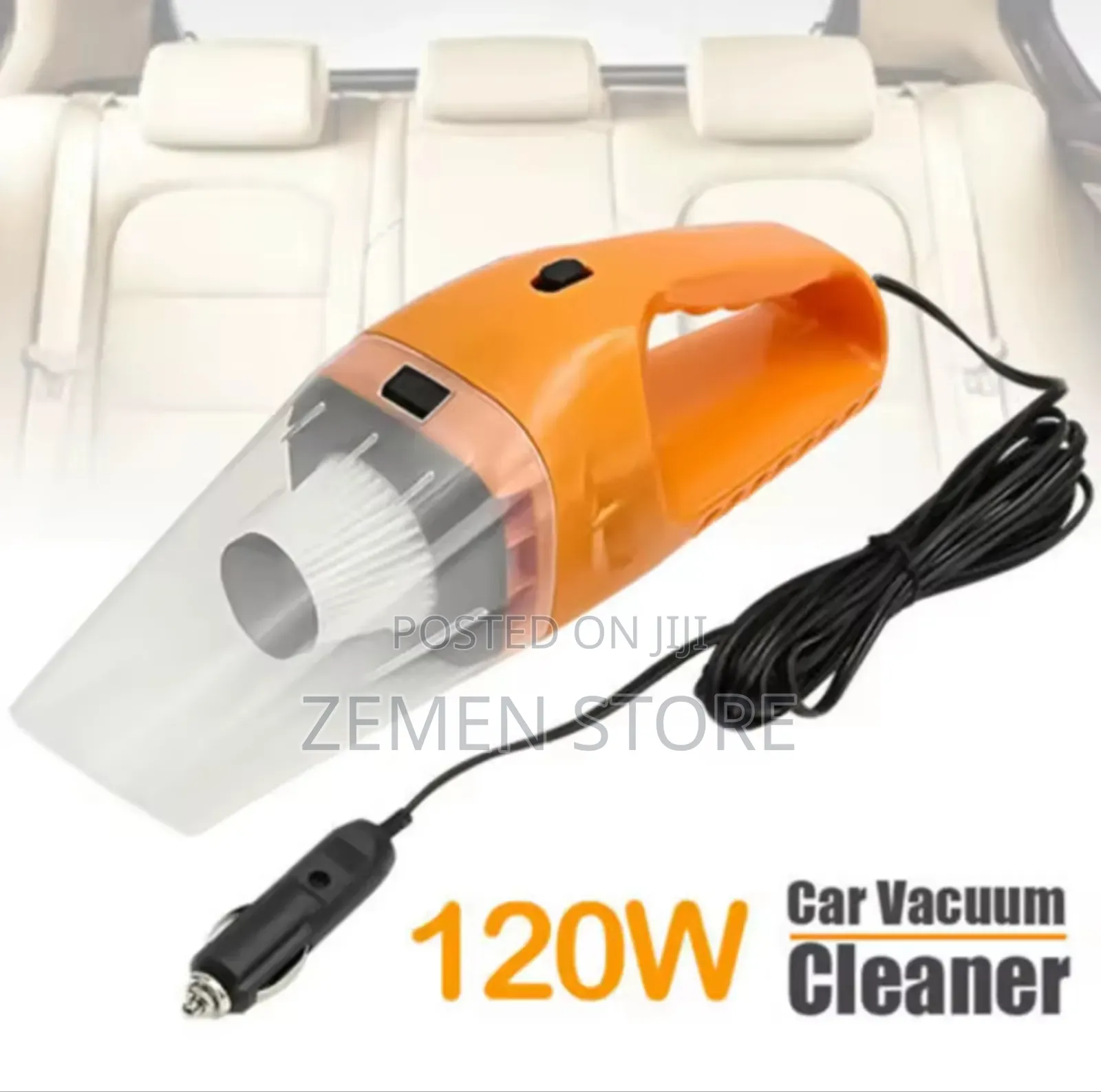 Portable Car Vacuum Cleaner – High Power Rechargeable