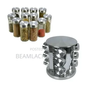 12 Jar Rotating Spice Carousel 
~~