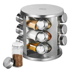 12 Jar Rotating Spice Carousel 
~~