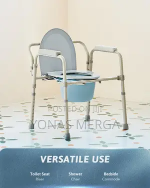 Photo - UTILITY FOR ADULTS the Folding Toilet Chair፸田popo Chair0ፖፖቼር