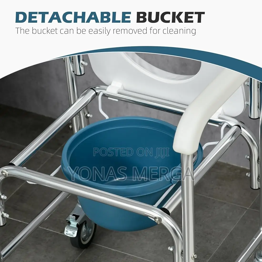 Shower Commode Wheelchair፭岔transport Beside Commode Chair