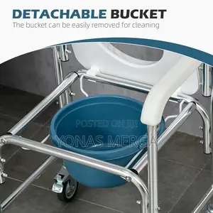 Shower Commode Wheelchair፭岔transport Beside Commode Chair