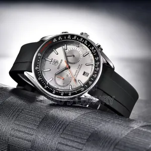 Photo - BENYAR Men's Quartz Silicon Strap Chronograph Watch