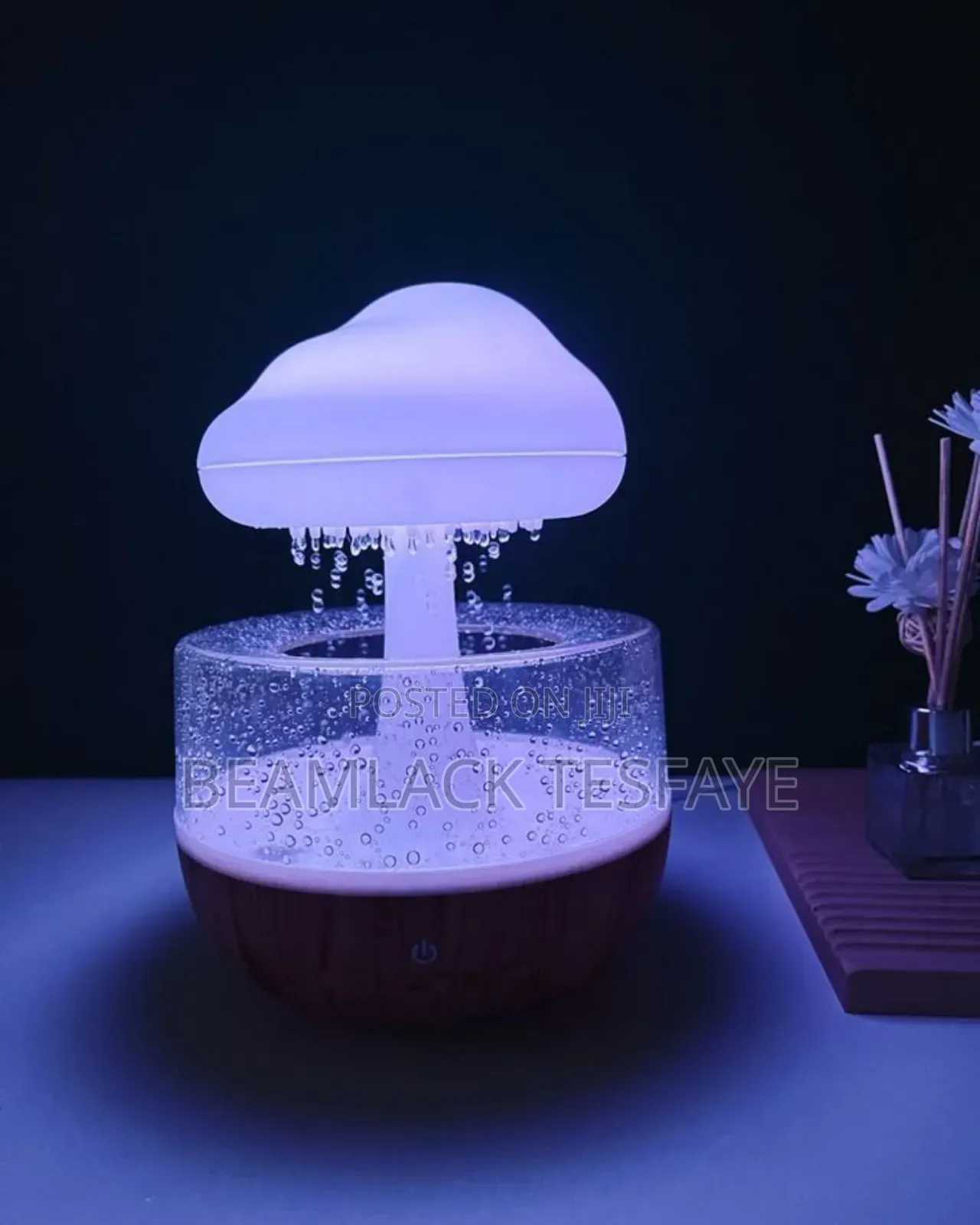 Cloud Rain Humidifier With Light