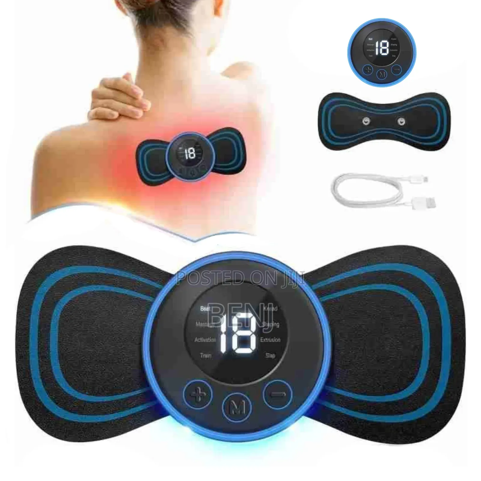 Ems Mini Portable | Neck | Back | Body Pain Relief Massager