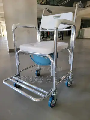 Toilet Chair፵昍ፖፖቼርwaterproof Cushion, Backrest, and Armrests