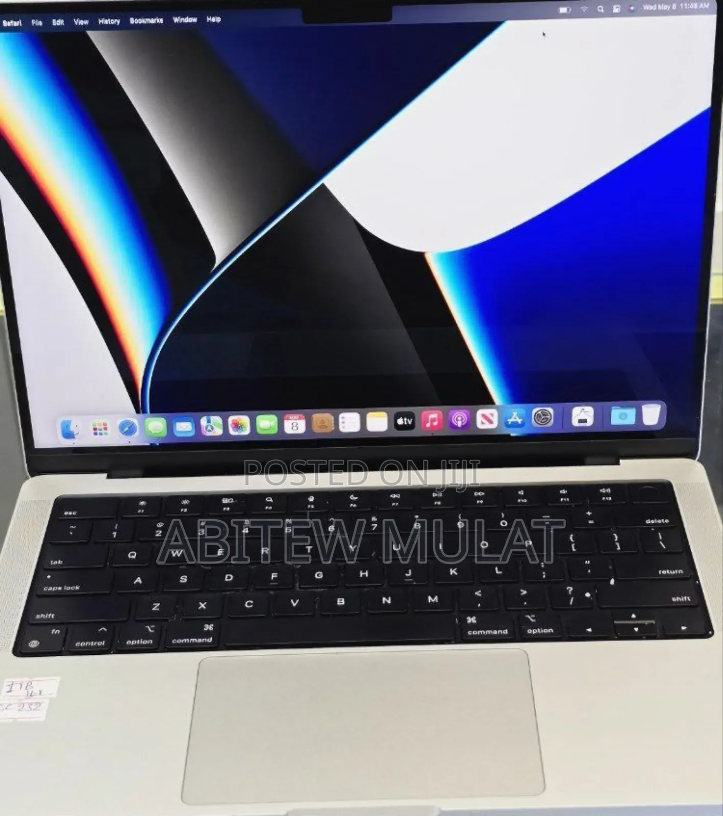 New Laptop Apple MacBook Pro M1 16GB Apple M1 SSD 512GB