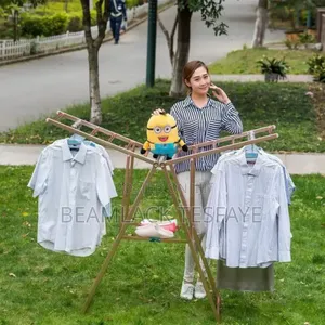 Photo - Aluminum Alloy Foldable Hanger Clothes Drying Rack