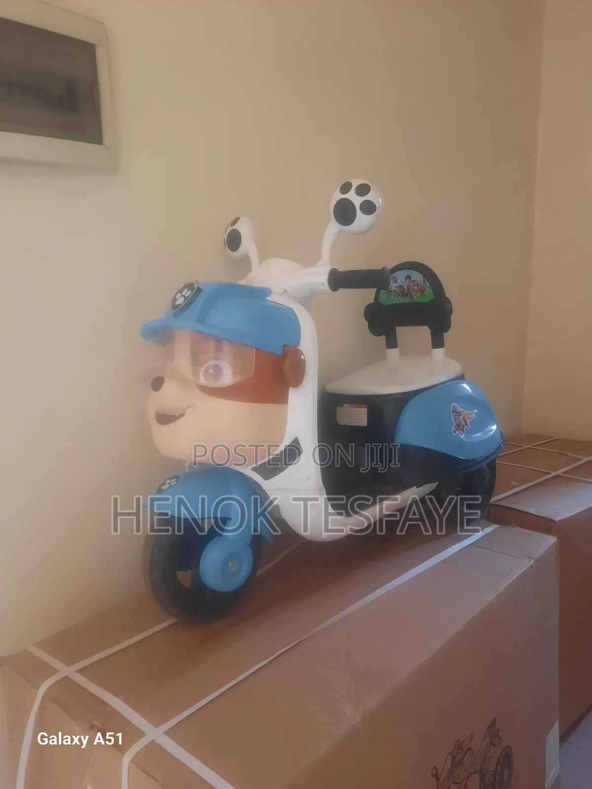 6V Battery Powered 3 Wheels Kids Motorbike