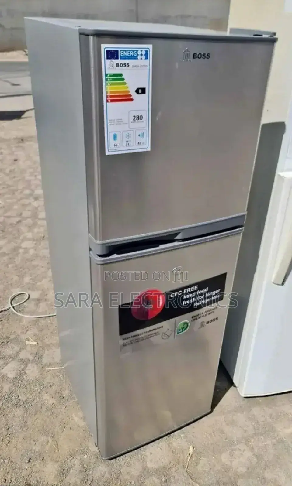 Boss 280l Double Door Refrigerator – Energy Efficient