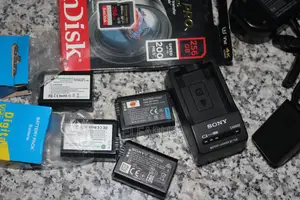 Sony Alpha A6500 + 1.4f Sigma + Sony 28-70mm + 4 Batteries