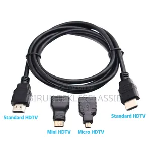 HDMI Cable 3 in 1 HDMI Micro, Mini Adapter 1.5 M Full HD