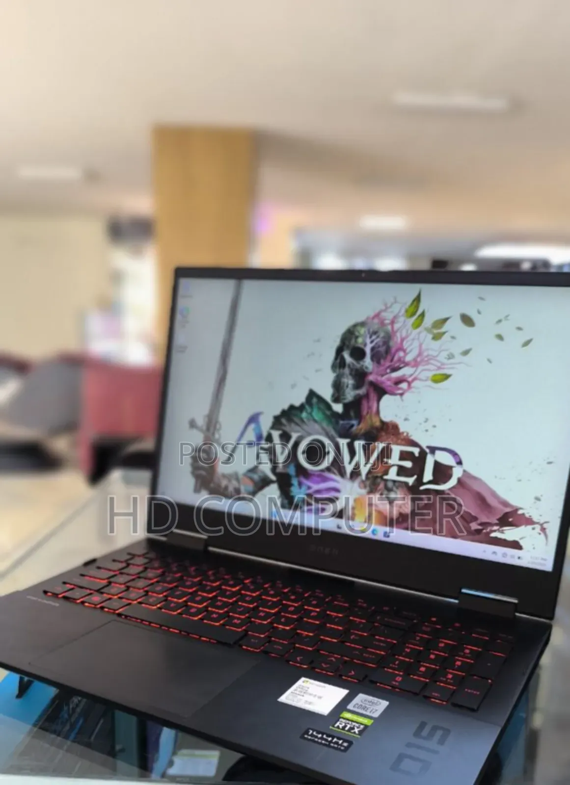 New Laptop HP Omen 15 16GB Intel Core I7 SSD 512GB