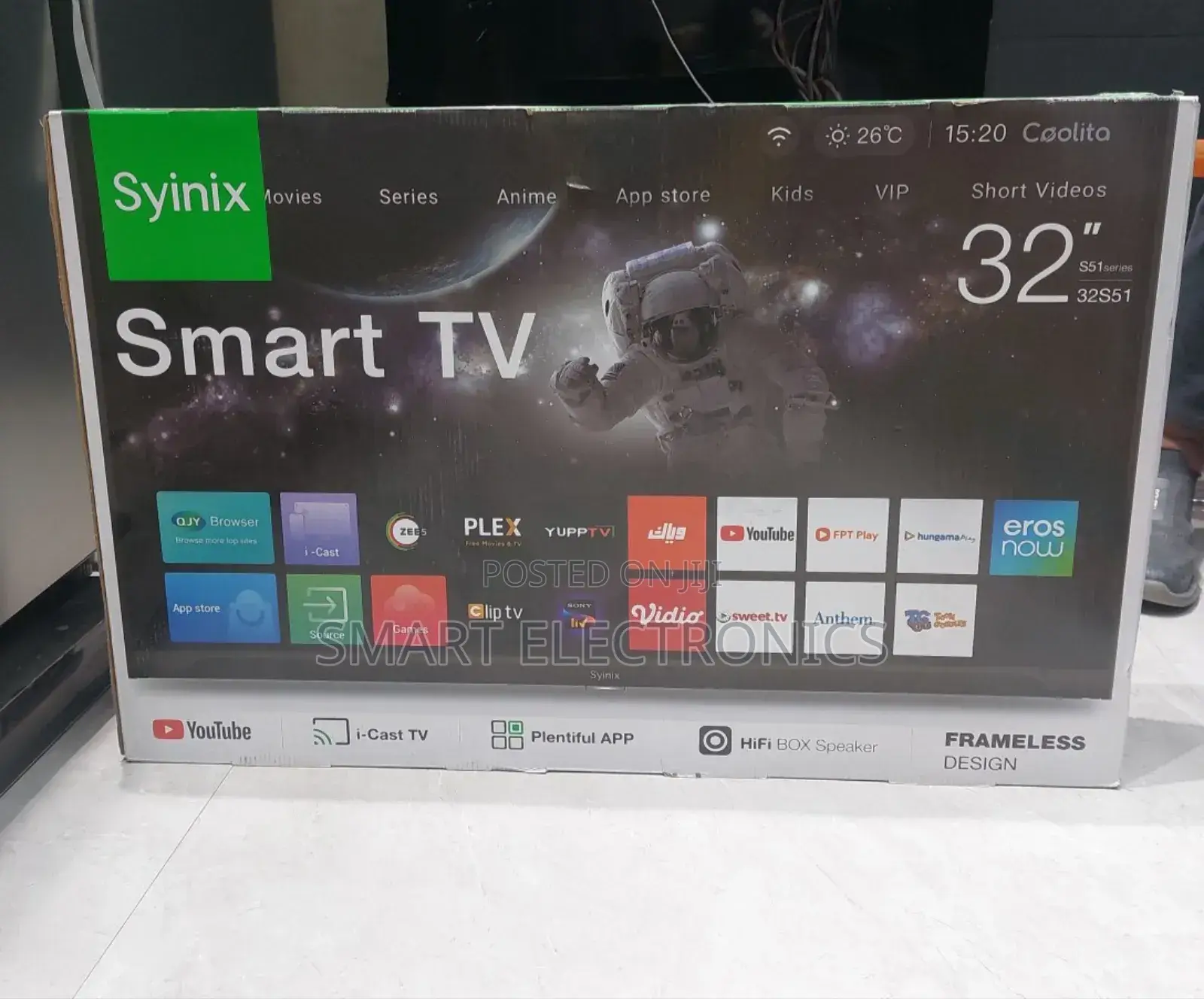 Syinix 32 Inch Smart Uhd TV