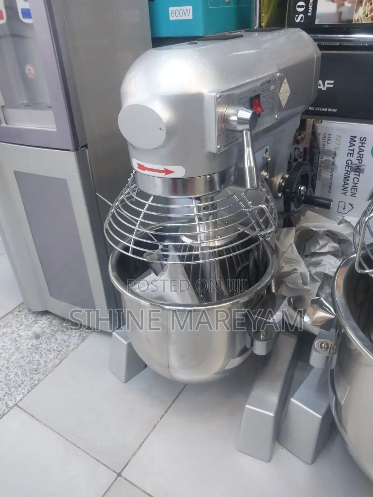 ለስራ አገልግሎት የሚውል የሊጥ ማቡኪያ ማሽን Commercial Food Mixer Machine