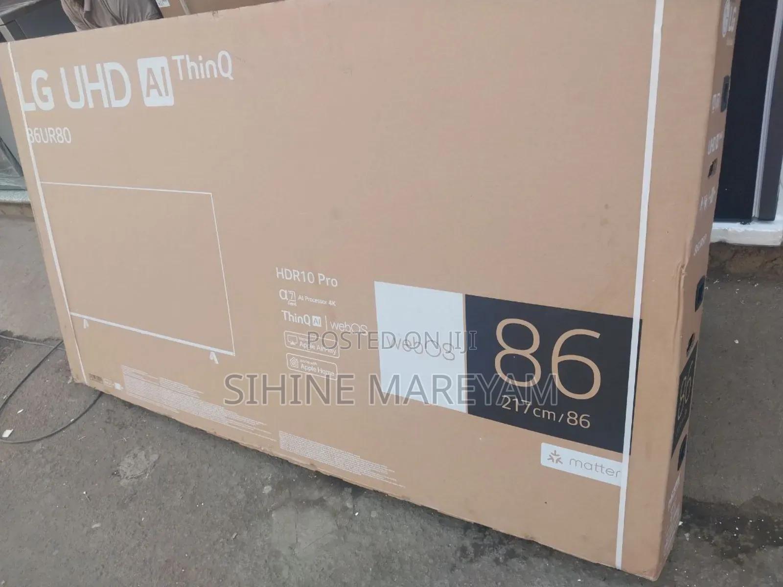 LG 217 Cm (86) LG Uhd Ai Ut80 Smart TV 2024