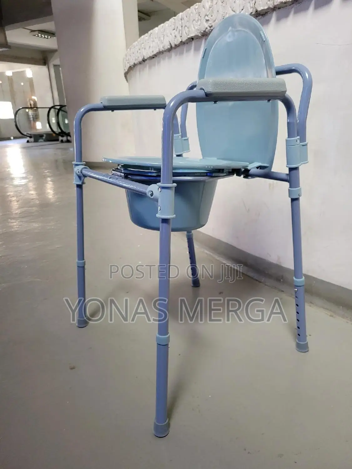 Commode፶ㄙwith Fixed Arms, Steel, Adjustable፪声toilet Chair
