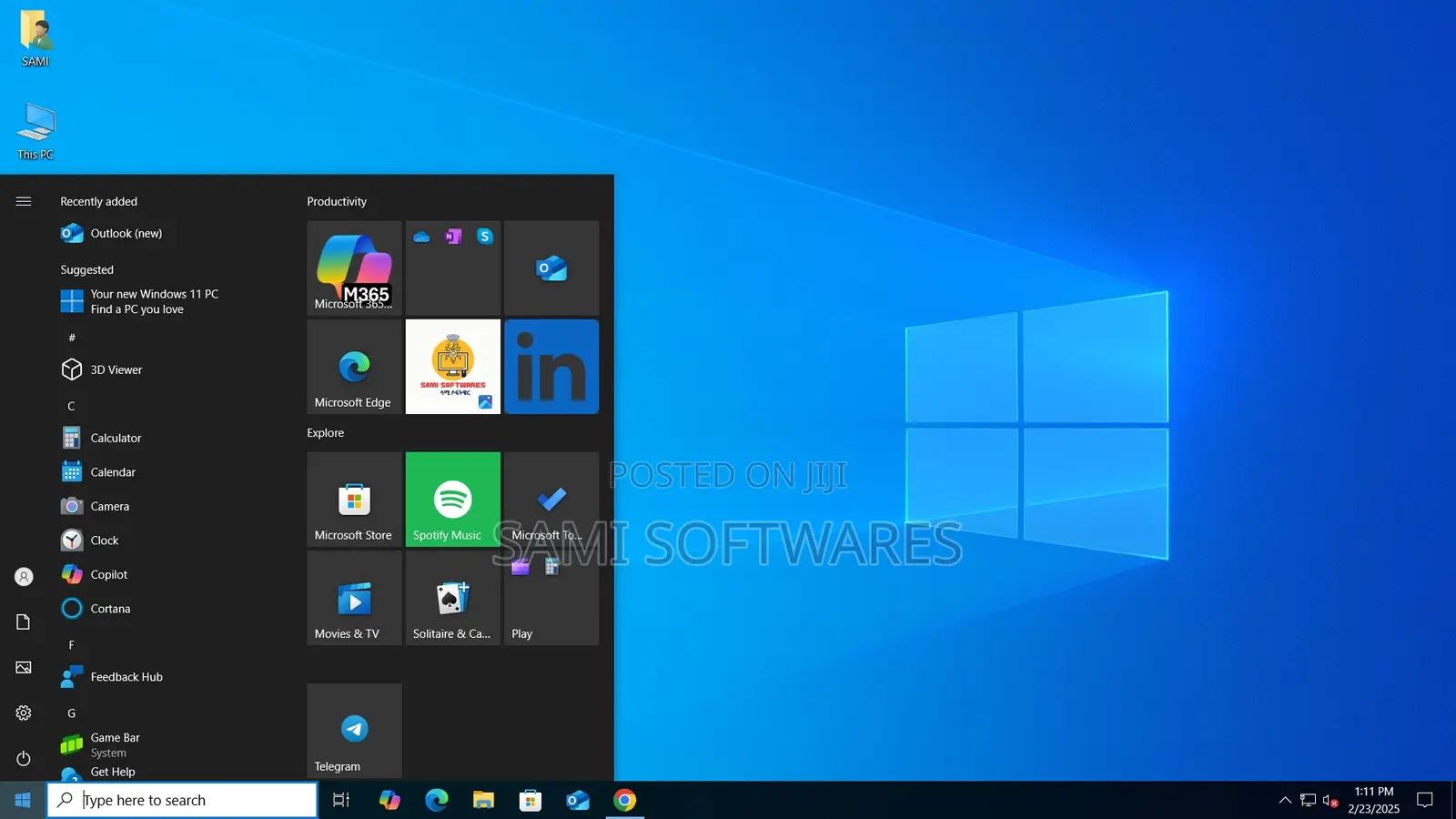 Windows 10 Pro Preactivated ዊንዶውስ 10 ፕሮ (With Installation)