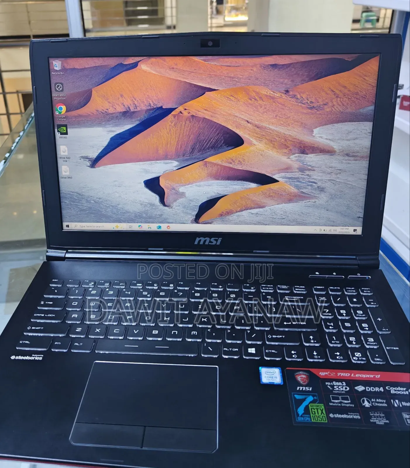 New Laptop MSI GP75 Leopard 8GB Intel Core I5 SSD 256GB