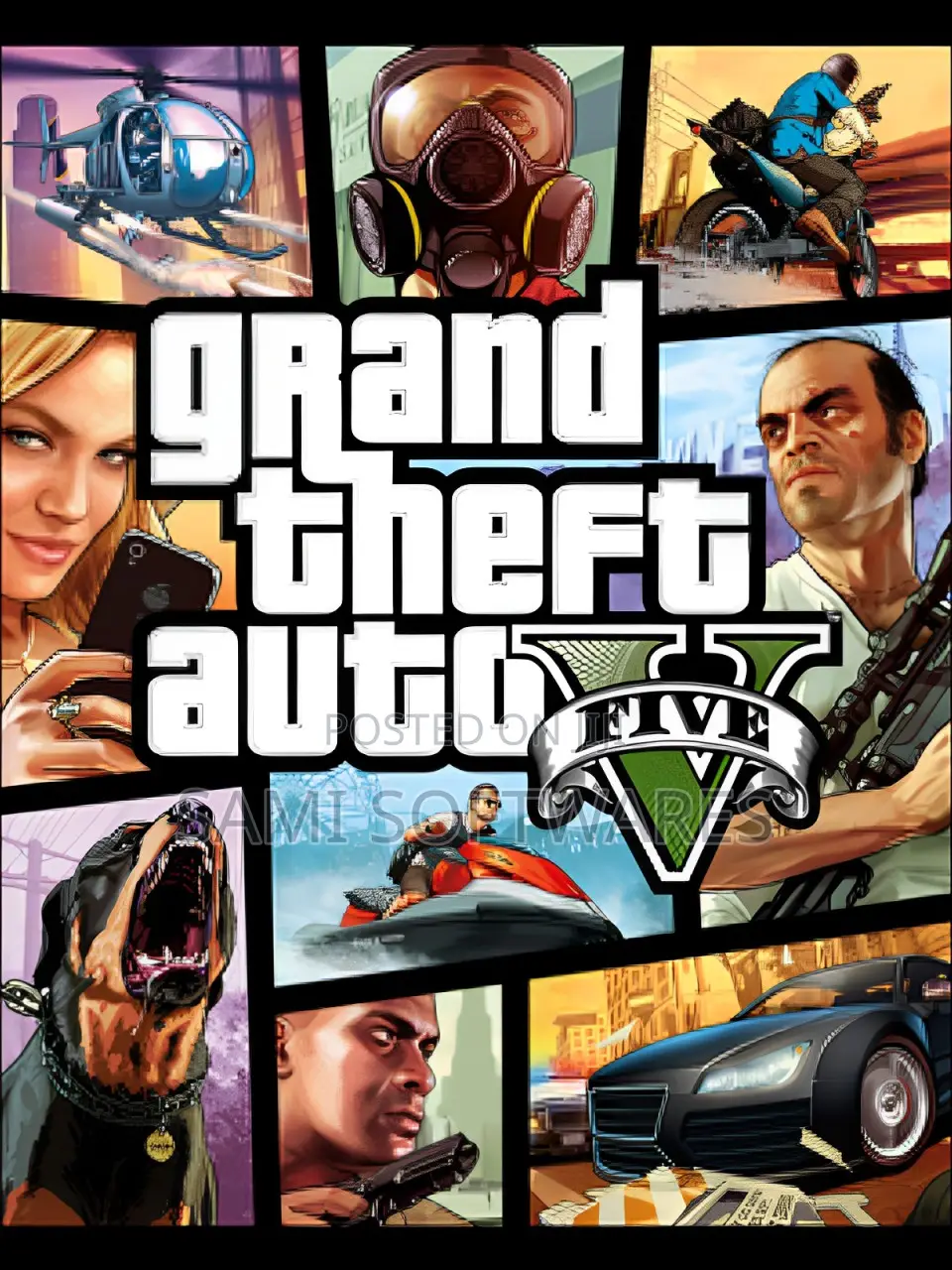Grand Theft Auto v Pc (Gta V) Video Games Gta 5 ቪድዮ ጌም ጂቲኤ V