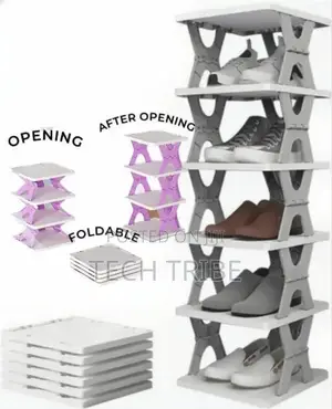 የጫማ ማስቀመጫ Creative 6 Layer Shoe Rack With Free Delivery