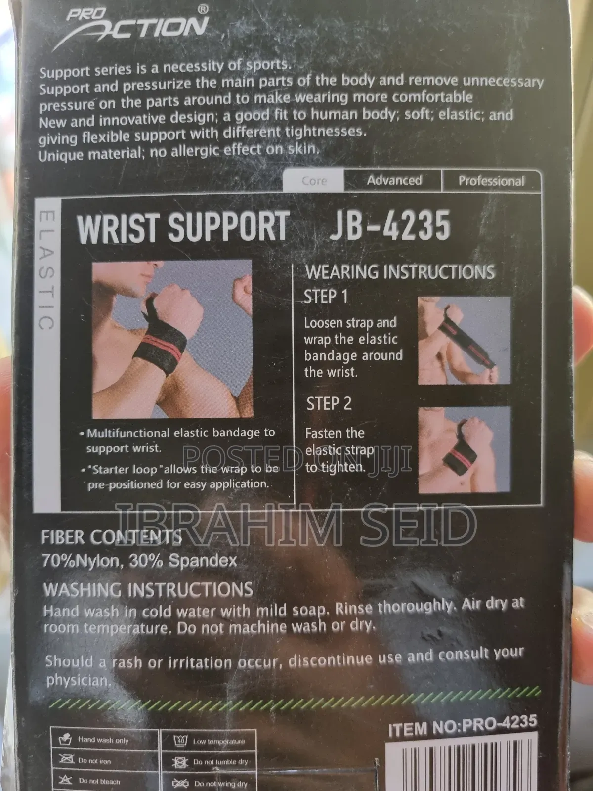 1 Pair Wrist Support Band Wrist Wrap