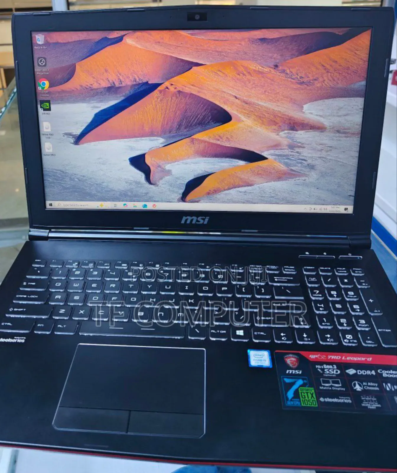 New Laptop MSI GP75 Leopard 8GB Intel Core I5 HDD+SSD 1T