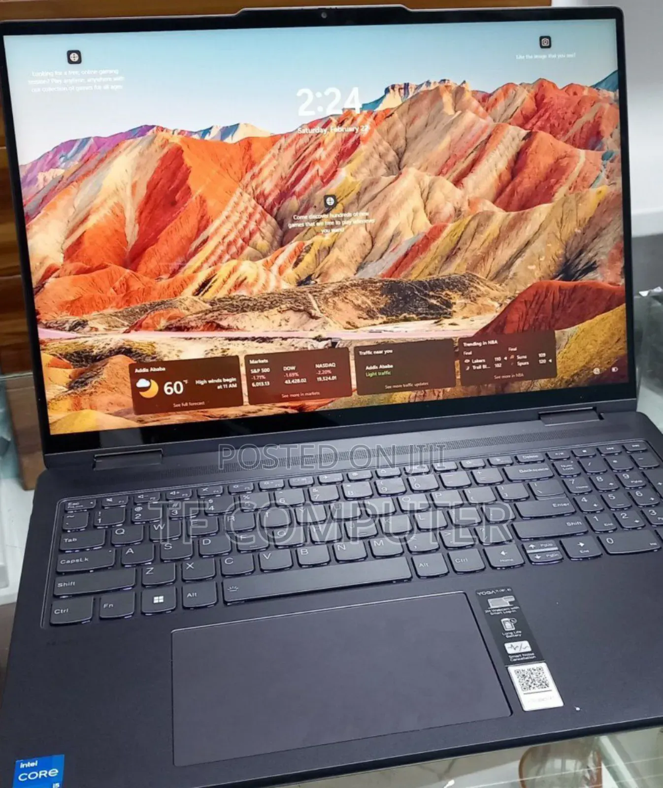 New Laptop Lenovo Yoga 7i 8GB Intel Core I5 SSD 512GB