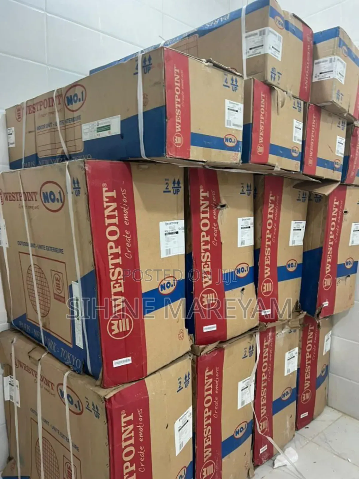 12but Westpoint Split Air Conditioner አስገብተናል ይዘዙን