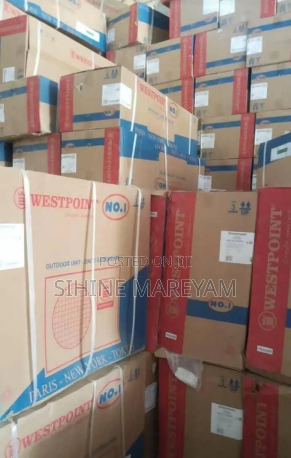 12but Westpoint Split Air Conditioner አስገብተናል ይዘዙን