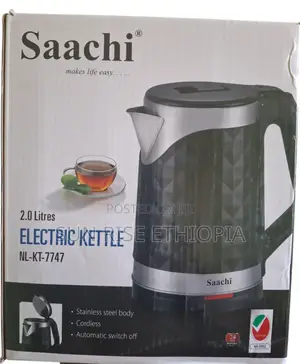 Saachi Kettle 2 Liters -ሳቺ 2 ሊተር ቦይለር