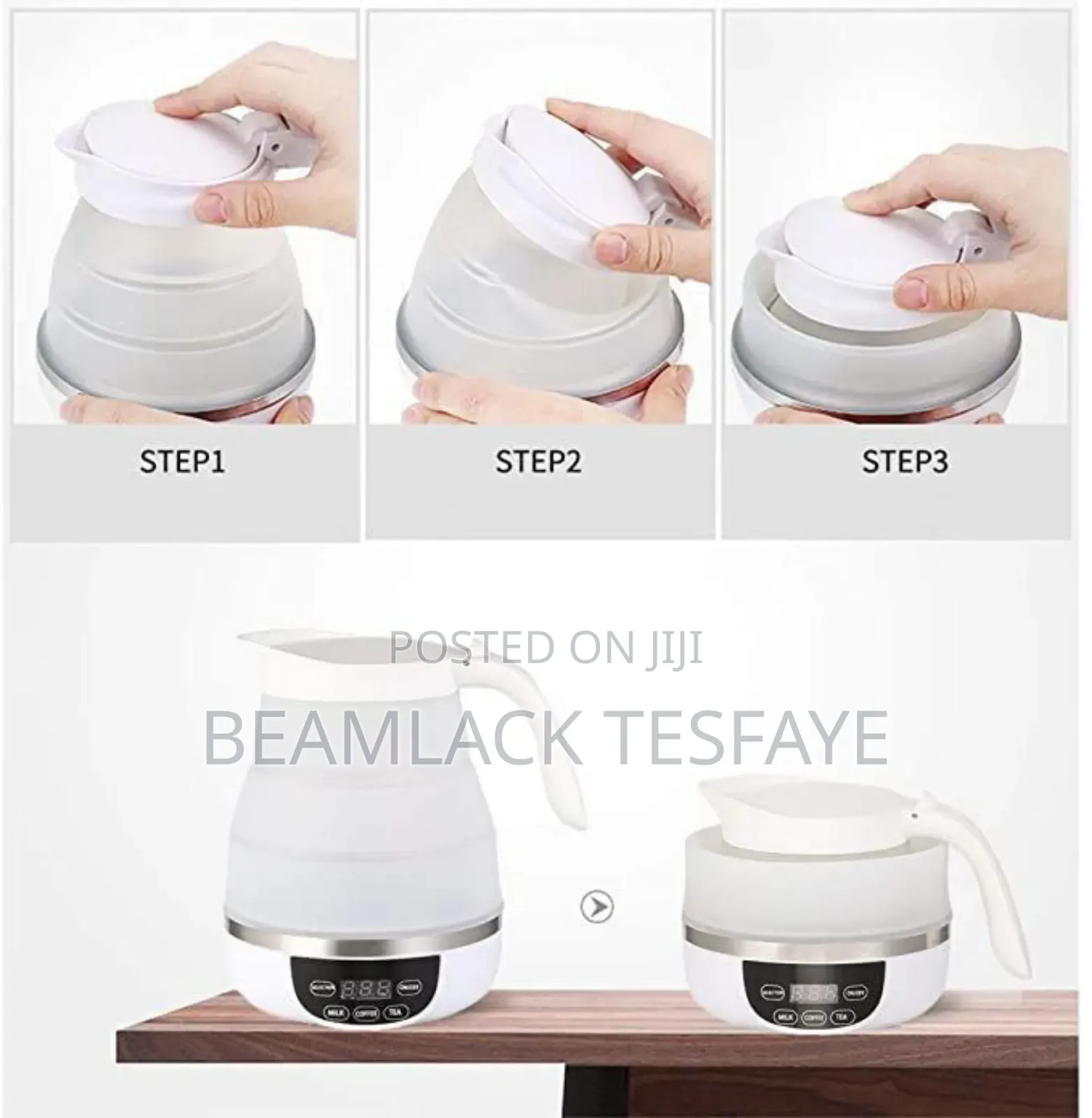 600ml Foldable Electric Kettle