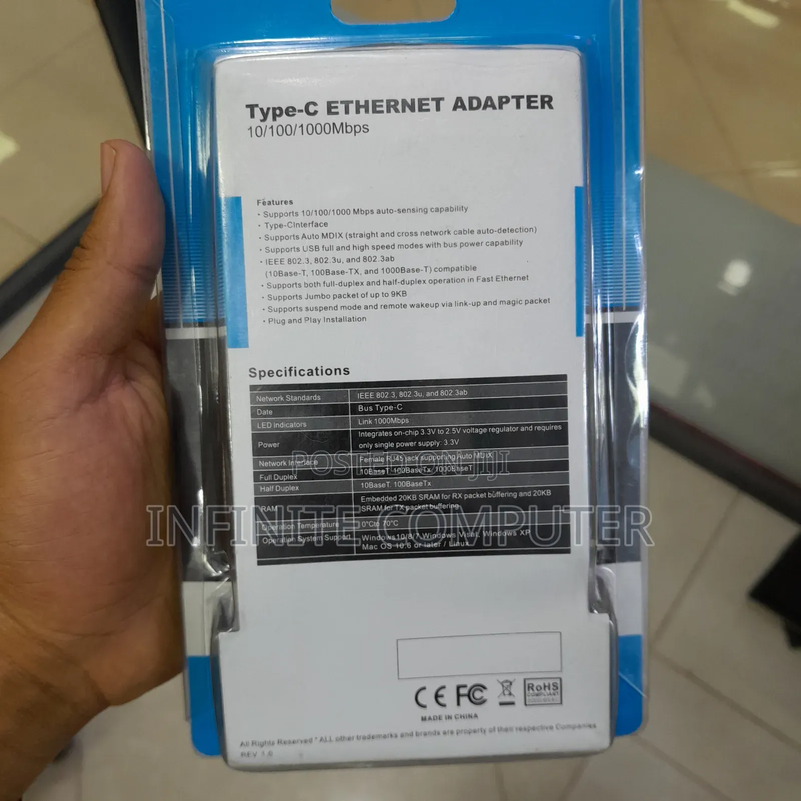 Type C Ethernet Adapter