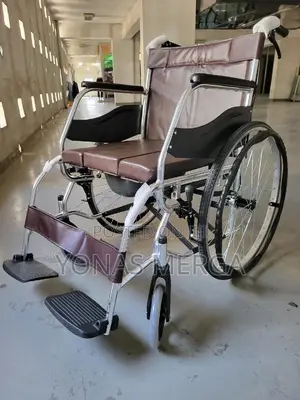 Toilet Wheelchair፴韋ዊልቼር~Wheelchair Is Robust Yet Lightweight