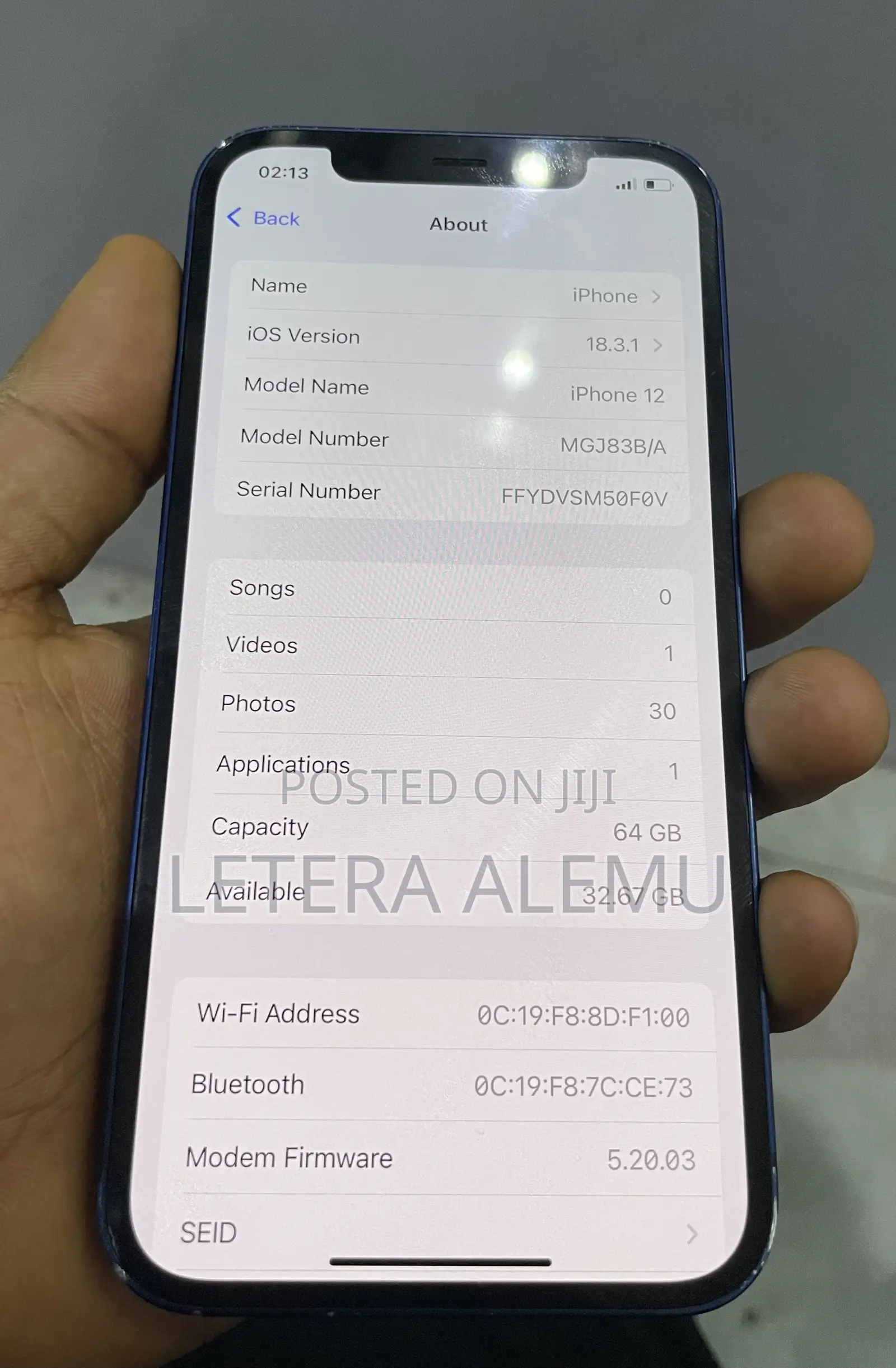 Apple iPhone 12 64 GB Blue