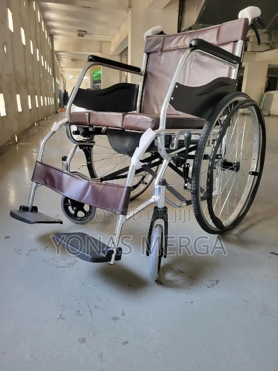 Aluminum Popo Brake Wheelchair፰岡wheelchair፵䛐ዊልቼር፬三wheelchair