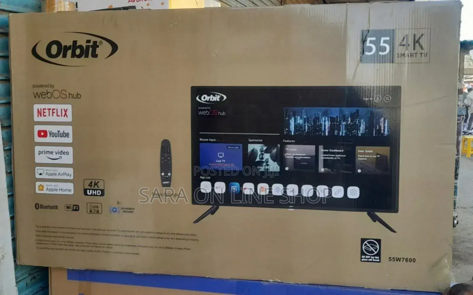 Orbit 55" Smart Android TV | Real Screen Quality