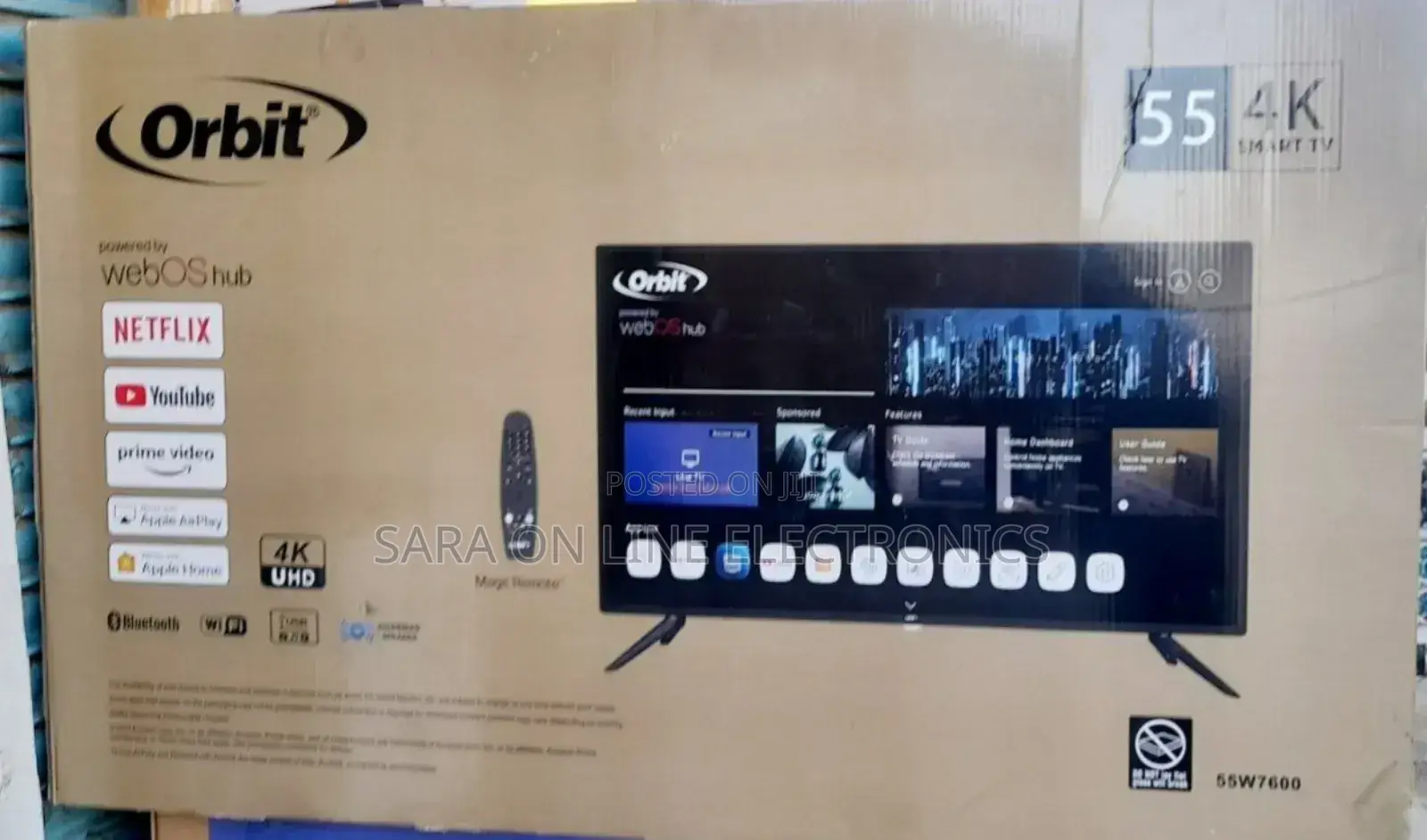 Orbit 55" Smart Android TV | Real Screen Quality