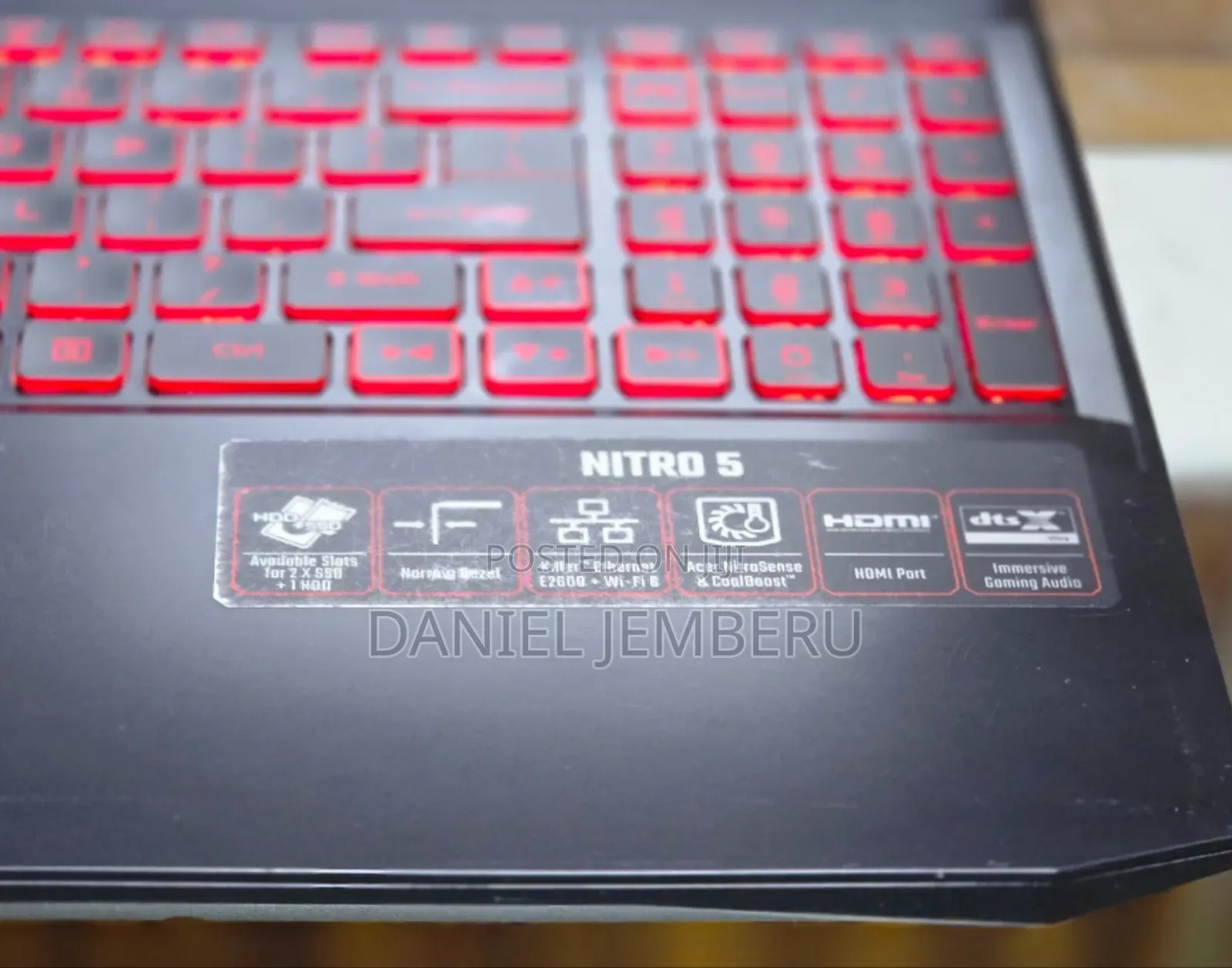 New Laptop Acer Nitro 5 16GB Intel Core I5 SSD 256GB