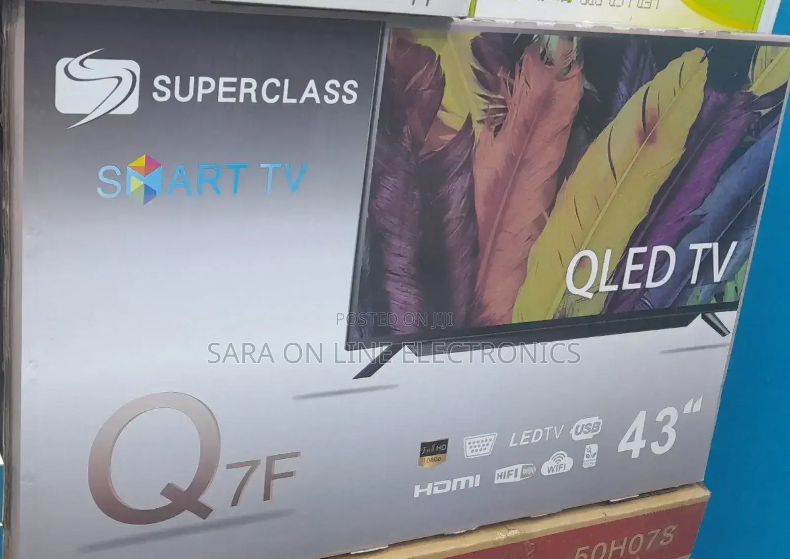 SUPER CLASS 43" QLED Smart TV – Ultra HD | Android 12 |