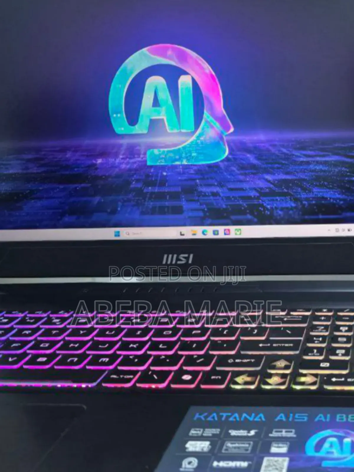 New Laptop MSI Katana 15 16GB AMD Ryzen 7 SSD 1T